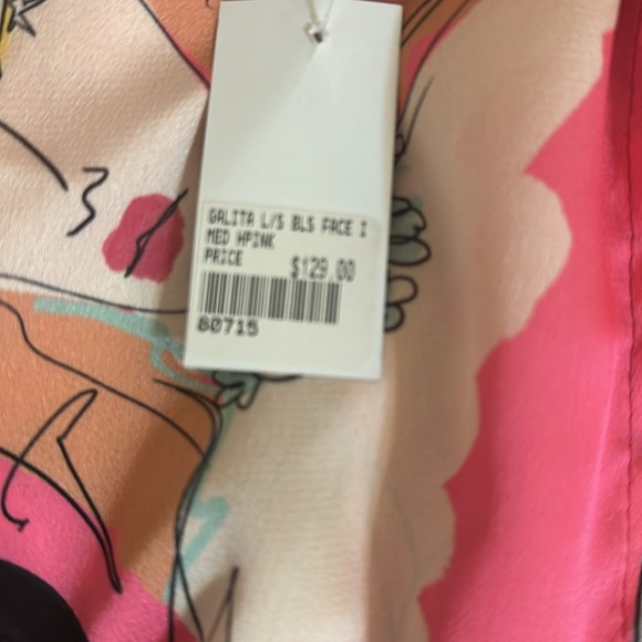 Galita Multi colour button down shirt. Size M - Picture 6 of 7